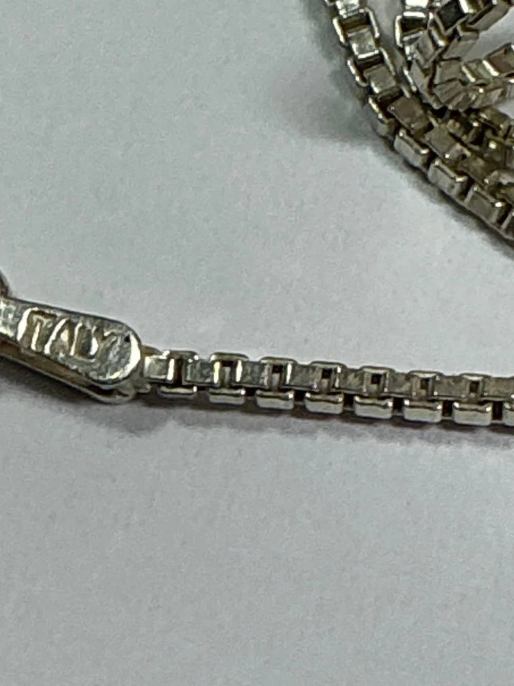 Sterling Silver Italian Chain / Necklace. 18 inches long